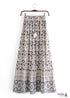 Boho Skirts in Black Lisia in Midnight For Women